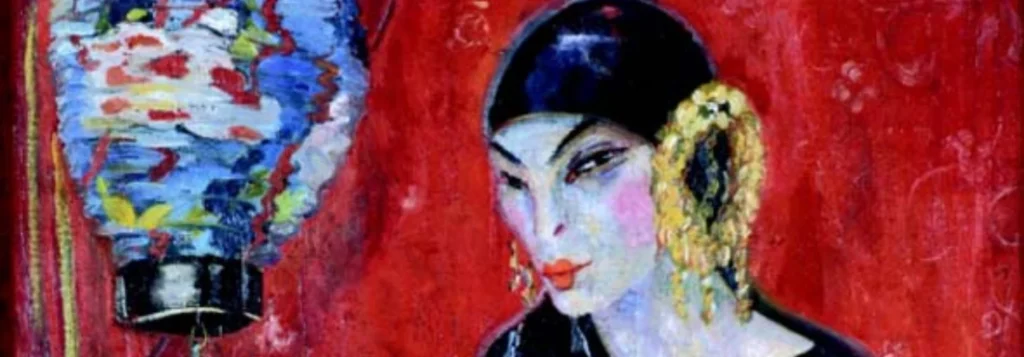 Detail uit het schilderij De Chinese van Anita Malfatti uit 1922