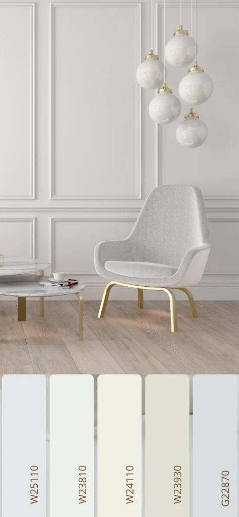 Wit in verf en interieur