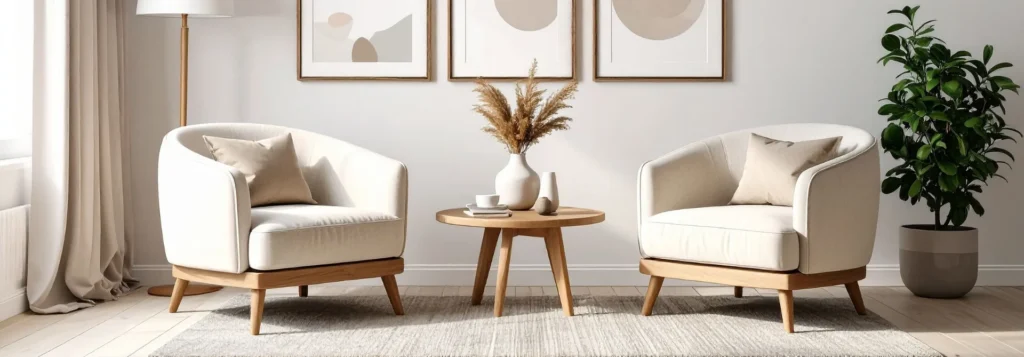 Pure White kleurtrend met warme accenten