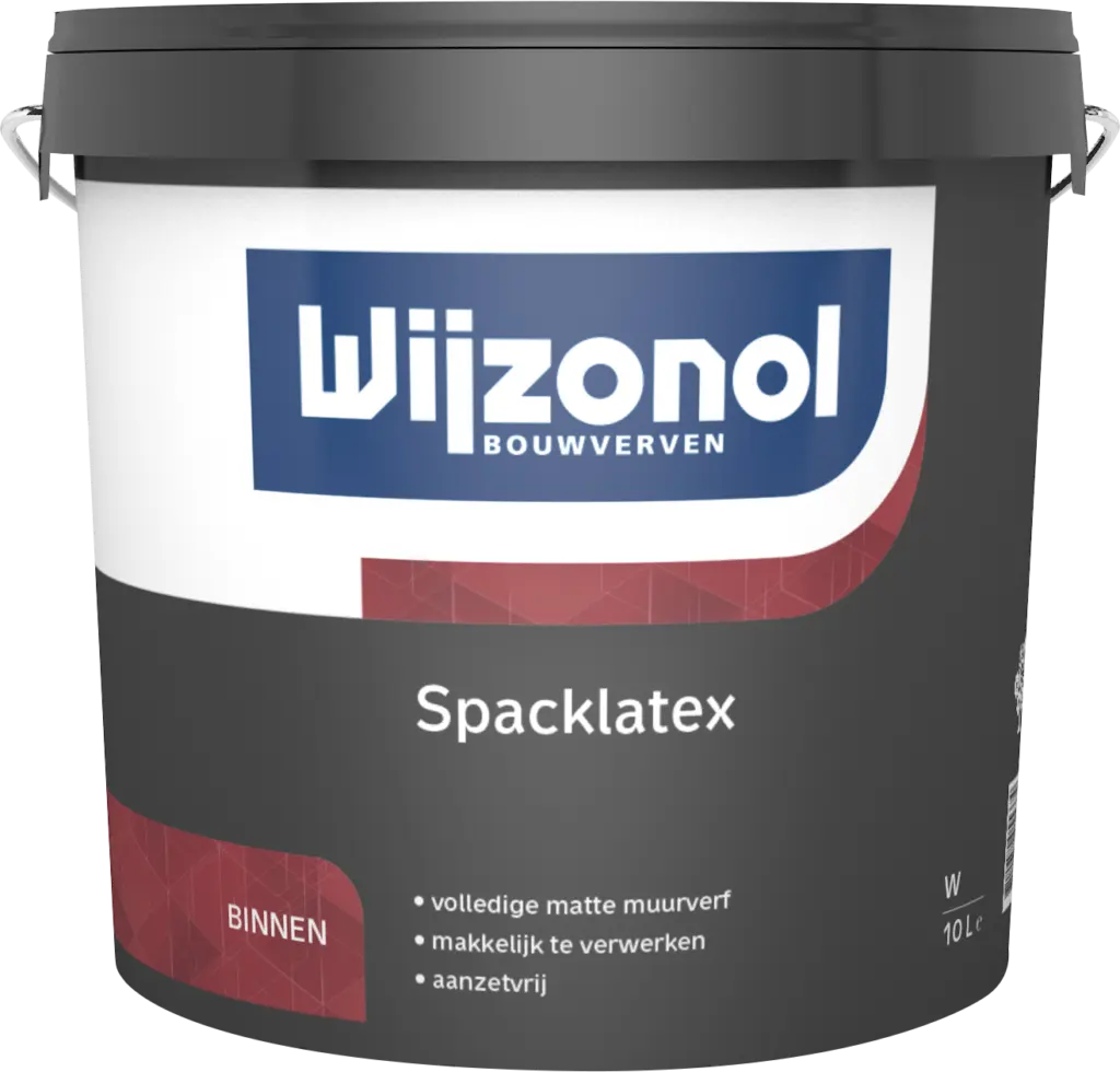 Wijzonol Spacklatex - Volledig matte muurverf - Makkelijk verwerkbaar en Aanzetvrij