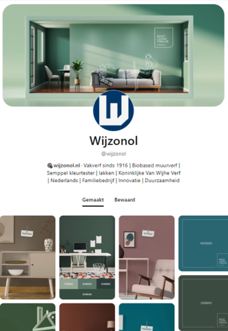 Volg Wijzonol op Pinterest voor nog meer kleurinspiratie.