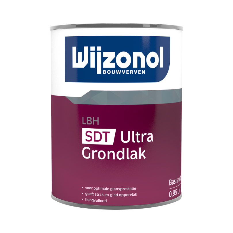 Wijzonol LBH SDT Ultra Grondlak - Voor optimale glansprestatie - Geeft strak en glad oppervlak - Hoogvullend