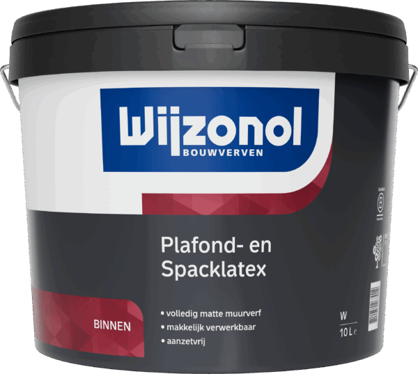 Biobased muurverf voor plafond- en spackwerk van Wijzonol